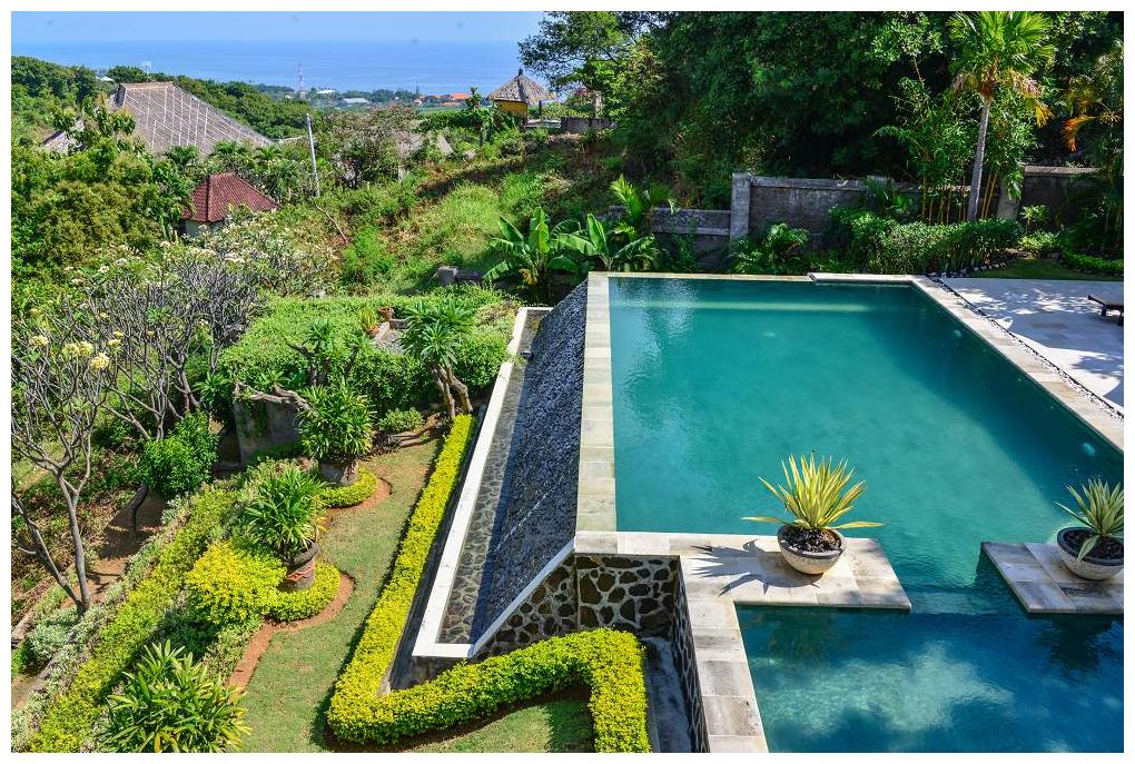 North Bali Pool From Above