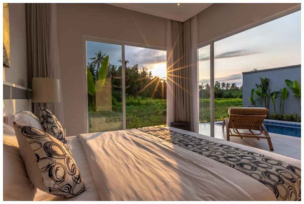 Shiva Lovina Villa Bedroom Sunset