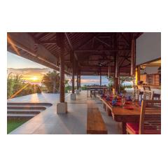 Terrace Sunset - Palm Living Bali Long Term Villa Rentals