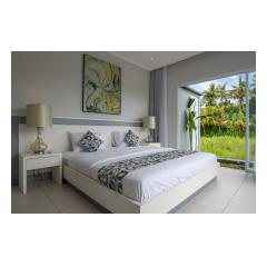 Bedroom View One - Palm Living Bali Long Term Villa Rentals