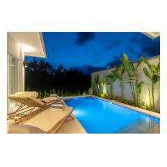 Night View - Palm Living Bali Long Term Villa Rentals