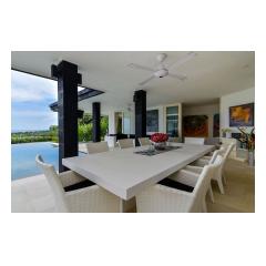 Dining And Terrace - Palm Living Bali Long Term Villa Rentals