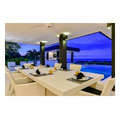 Twilight Dining - Palm Living Bali Long Term Villa Rentals