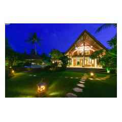 By Night - Bali Villa Construction and Development - Palm Living Bali