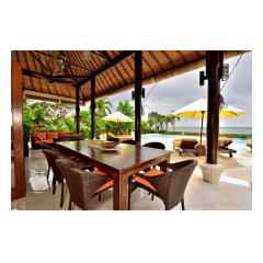 Terrace Dining - Bali Villa Building and Development - Palm Living Bali