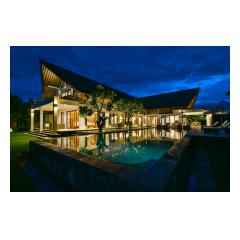 By Night - Bali Villa Building and Development - Palm Living Bali