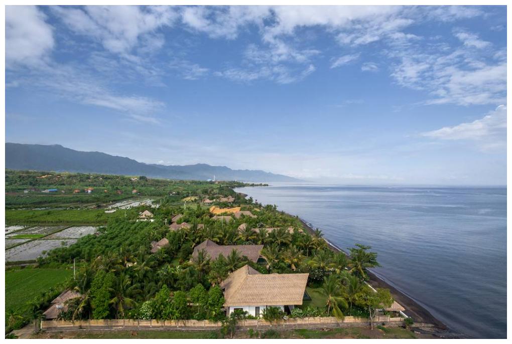 Bali Villa Sheeba Aerial View Two