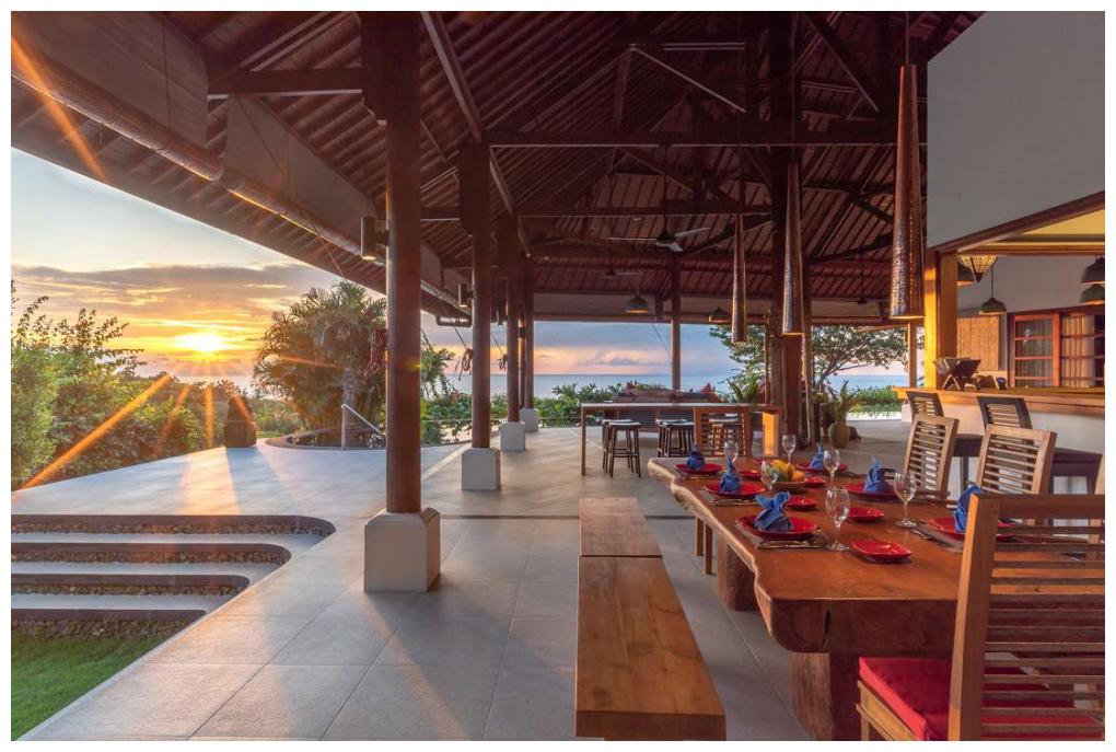 Rental North Bali Terrace Sunset