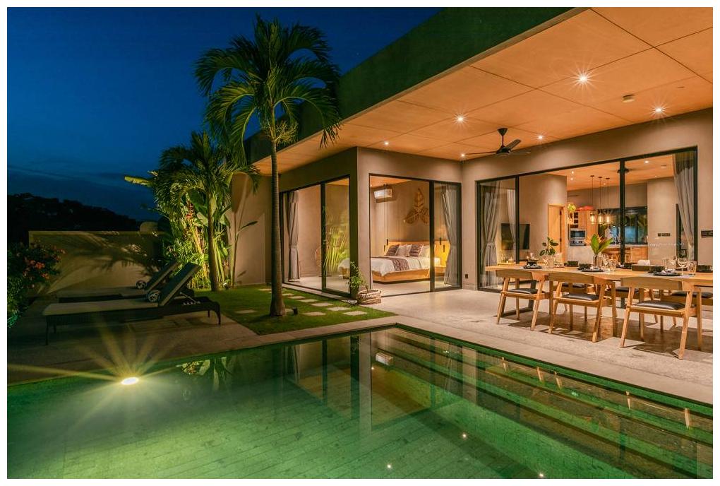 Villa Bula Exterior In The Night