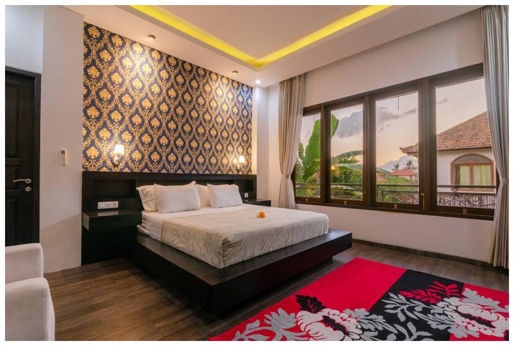 Villa Mozart Rental Bedroom View