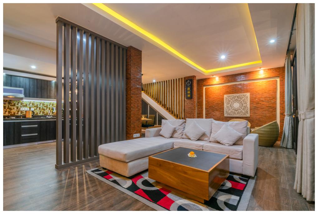 Villa Mozart Rental Cozy Interior