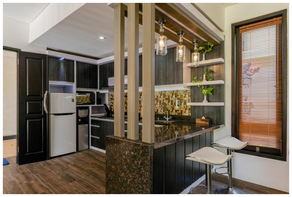 Villa Mozart Rental Kitchen Bar