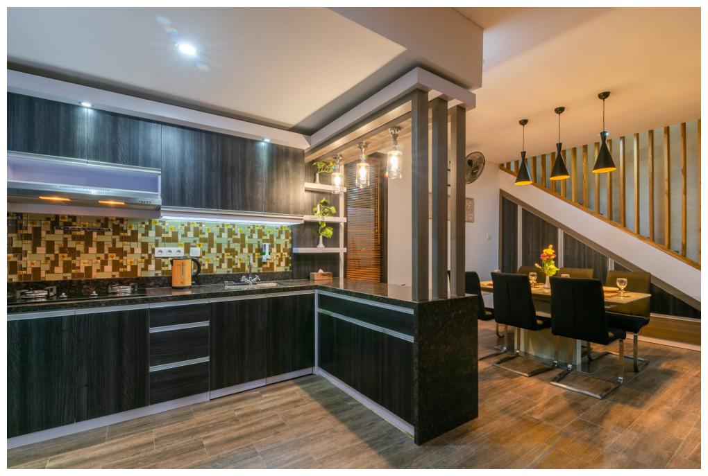 Villa Mozart Rental Kitchen Dining