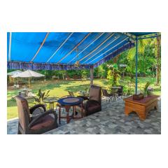 Covered Terrace - Palm Living Bali Long Term Villa Rentals
