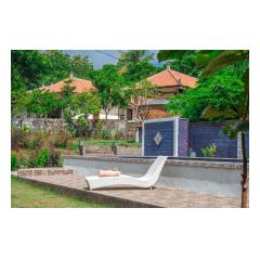 Sunbed Terrace - Palm Living Bali Long Term Villa Rentals