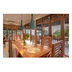 Dining Inside - Palm Living Bali Long Term Villa Rentals