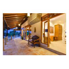 Jintan Side View - Palm Living Bali Long Term Villa Rentals