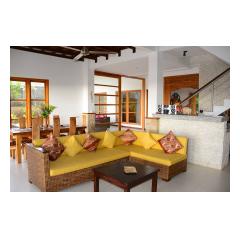Interior Seating - Palm Living Bali Long Term Villa Rentals