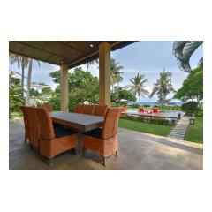 Terrace Dining - Palm Living Bali Long Term Villa Rentals