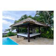 Pool Gazebo - Palm Living Bali Long Term Villa Rentals