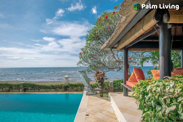 Villa on the Beach with Guest House