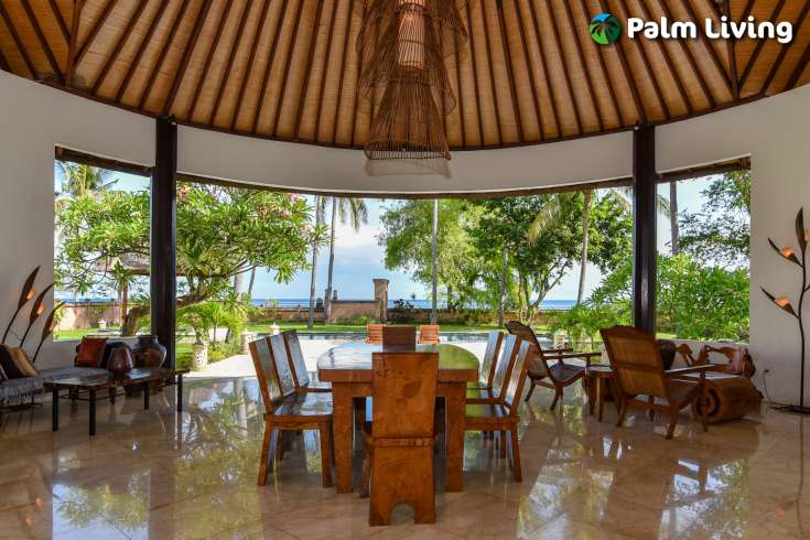 Beachfront Villa In Brongbong Bali For Sale