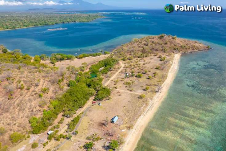 White Sandy Beachfront Land for Sale