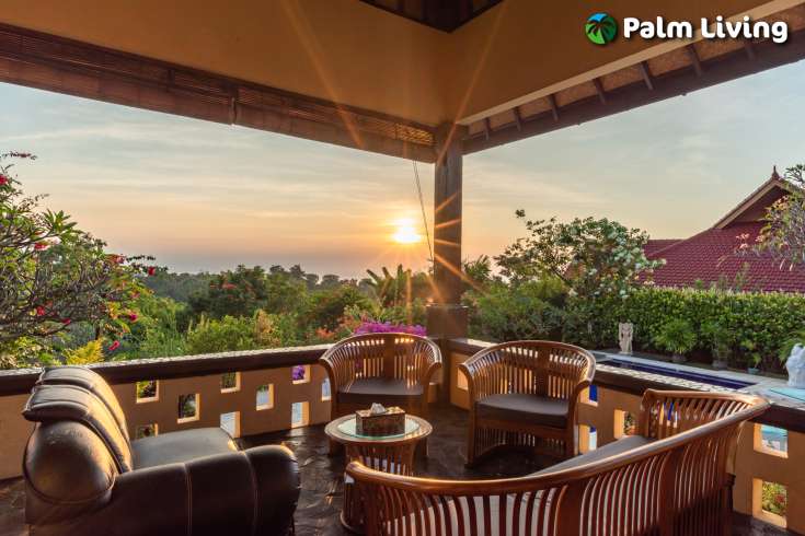 Balinese Hillside Villa in Nature for Sale