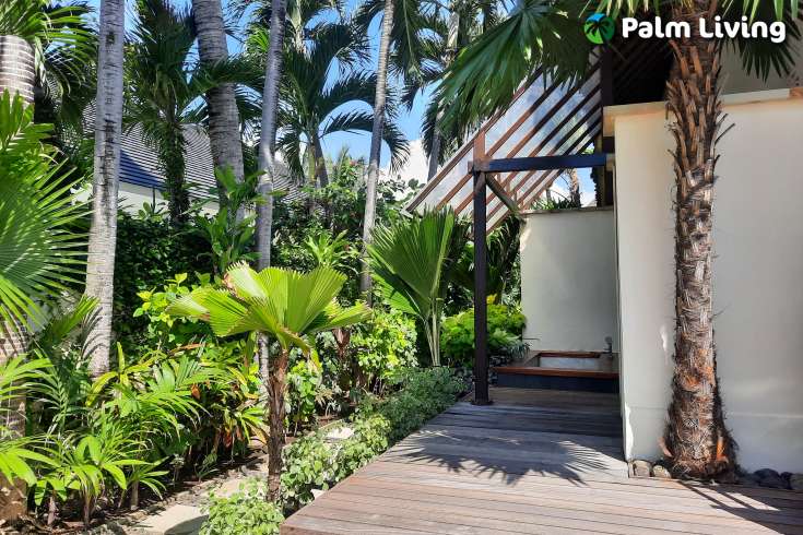 Beachfront Tropical Garden Villa