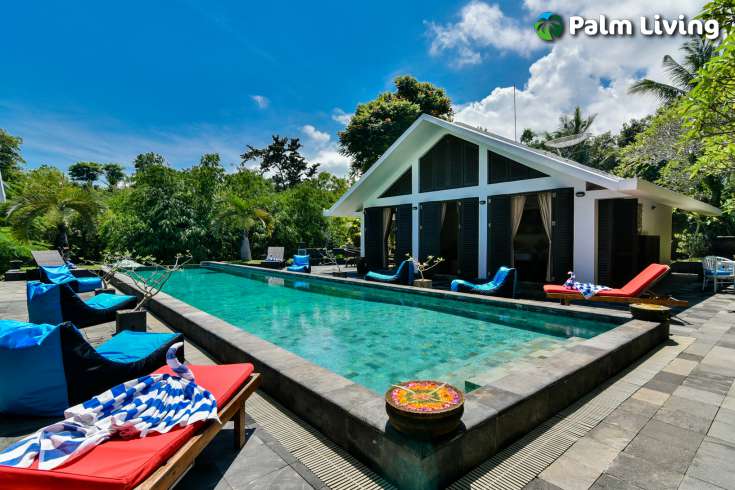 An Unique Hillside Villa For Sale in Bali