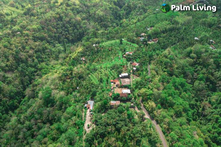Unique Land Shape in the Hills