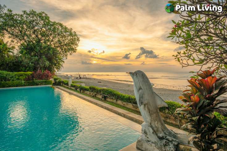 Villa on the Beach with Guest House