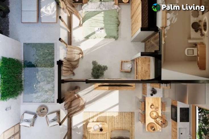 Modern One Bedroom Villas near Beach