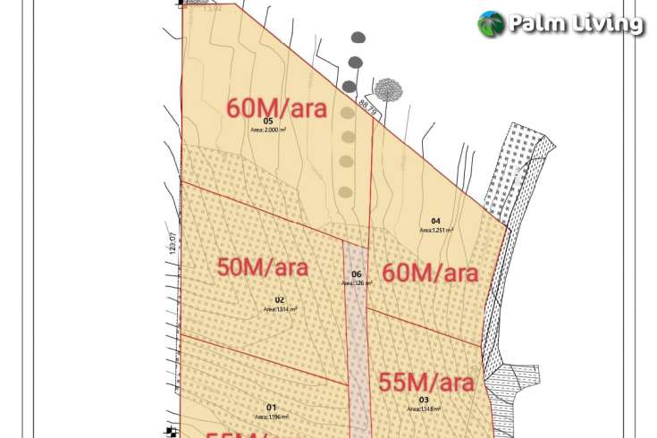 Land for sale in Dencarik Hill, Lovina