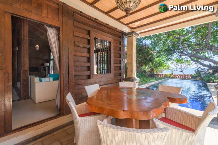 Exquisite Beachfront Joglo Villa for Sale