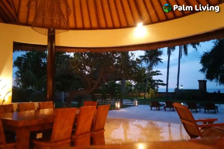 Beachfront Villa In Brongbong Bali For Sale