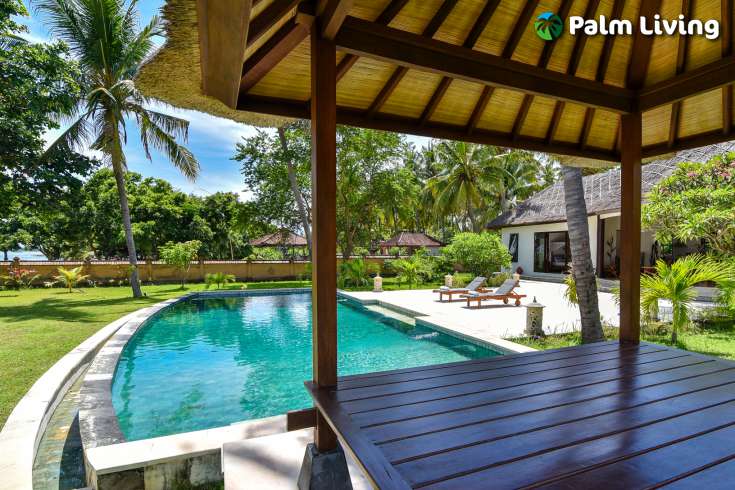 Beachfront Villa In Brongbong Bali For Sale