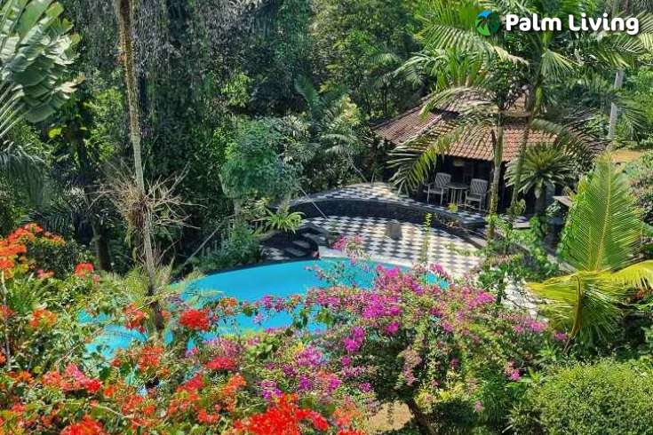 Spacious Garden Villa in Kediri for Sale