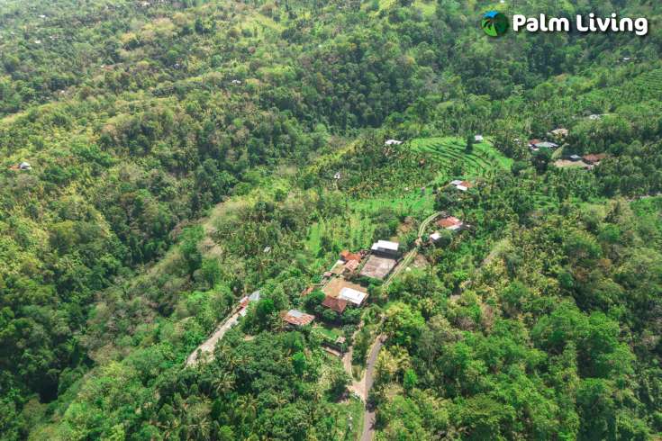 Unique Land Shape in the Hills