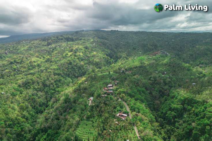 Unique Land Shape in the Hills