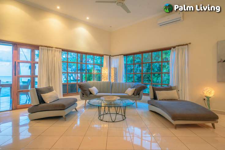 Villa on the Beach with Guest House