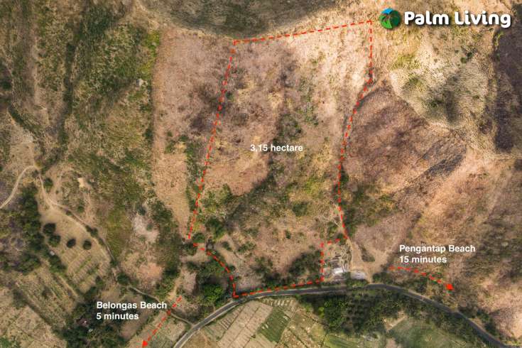 Beautiful Land in South Lombok for Sale