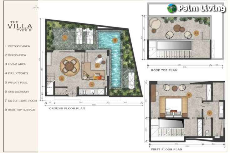 Newly build 1 bedroom villas for sale