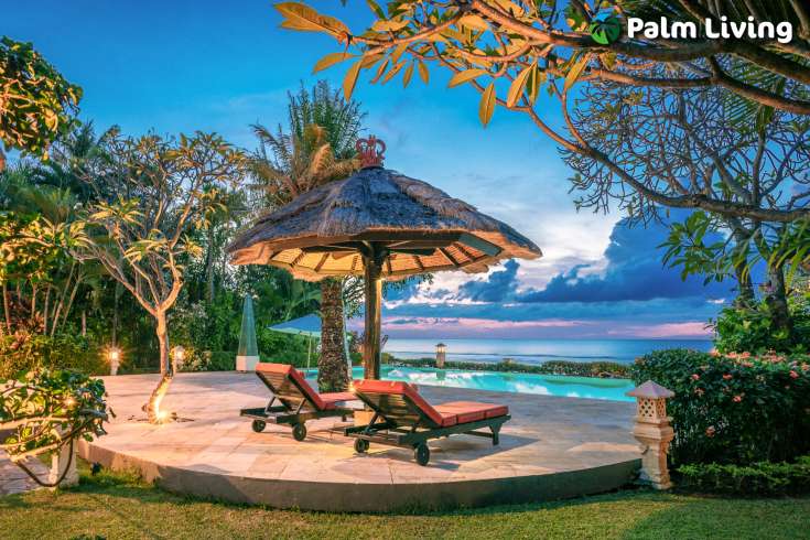 Villa on the Beach with Guest House