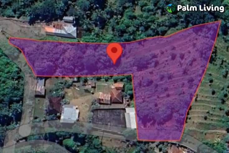 Unique Land Shape in the Hills