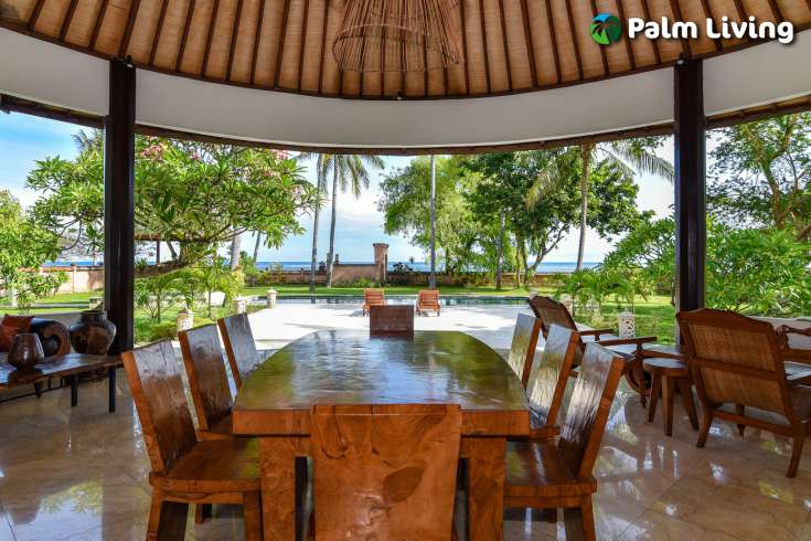 Beachfront Villa In Brongbong Bali For Sale