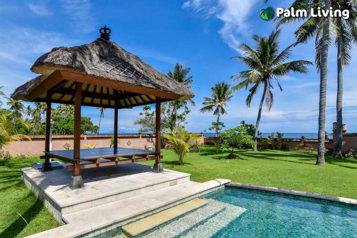 Beachfront Villa In Brongbong Bali For Sale