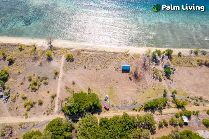 White Sandy Beachfront Land for Sale