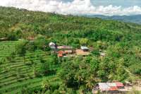 Unique Land Shape in the Hills