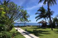 Spacious Beachfront Villa with Nice Garden